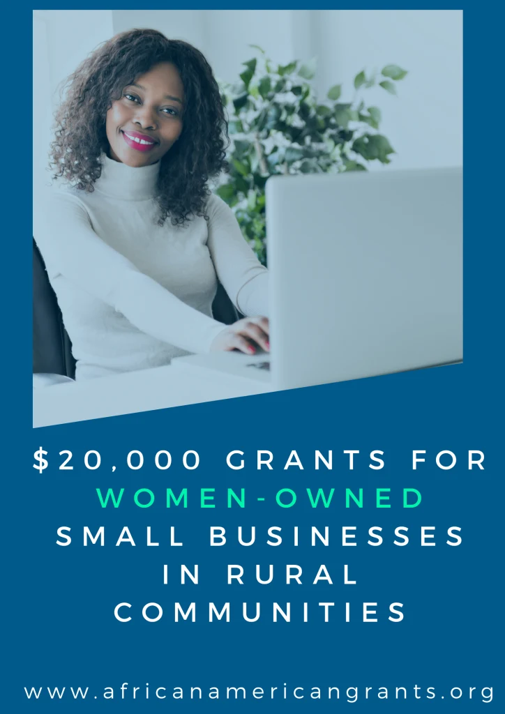 ,000 Grants for Women-Owned Small Businesses in Rural Communities